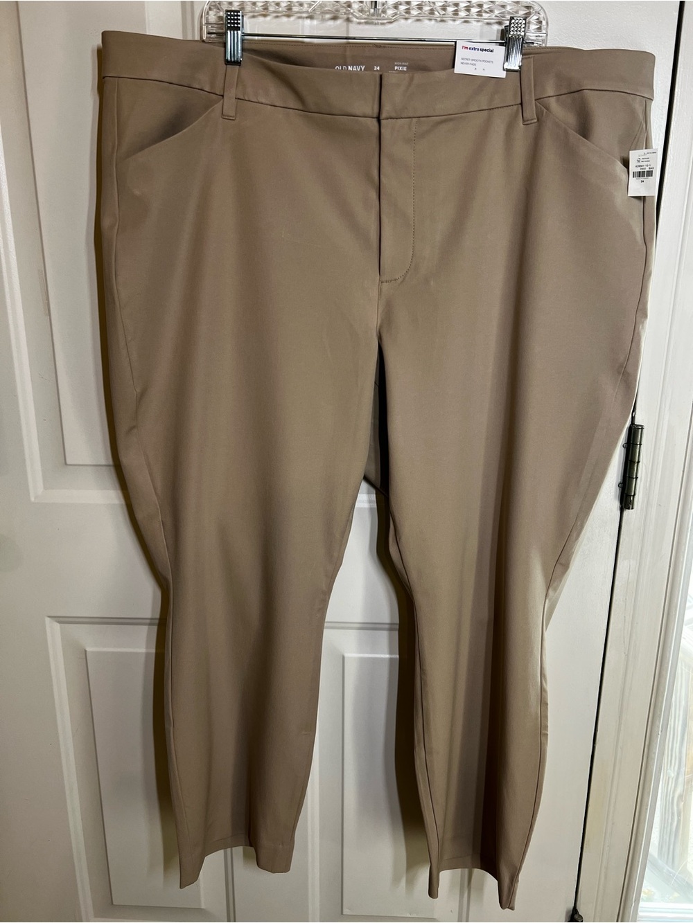 Old Navy High-Rise Pixie Skinny Pants Khaki Size 24 NWT